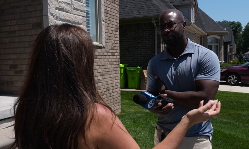 Macomb Township family says fireworks were thrown at their home while children slept inside