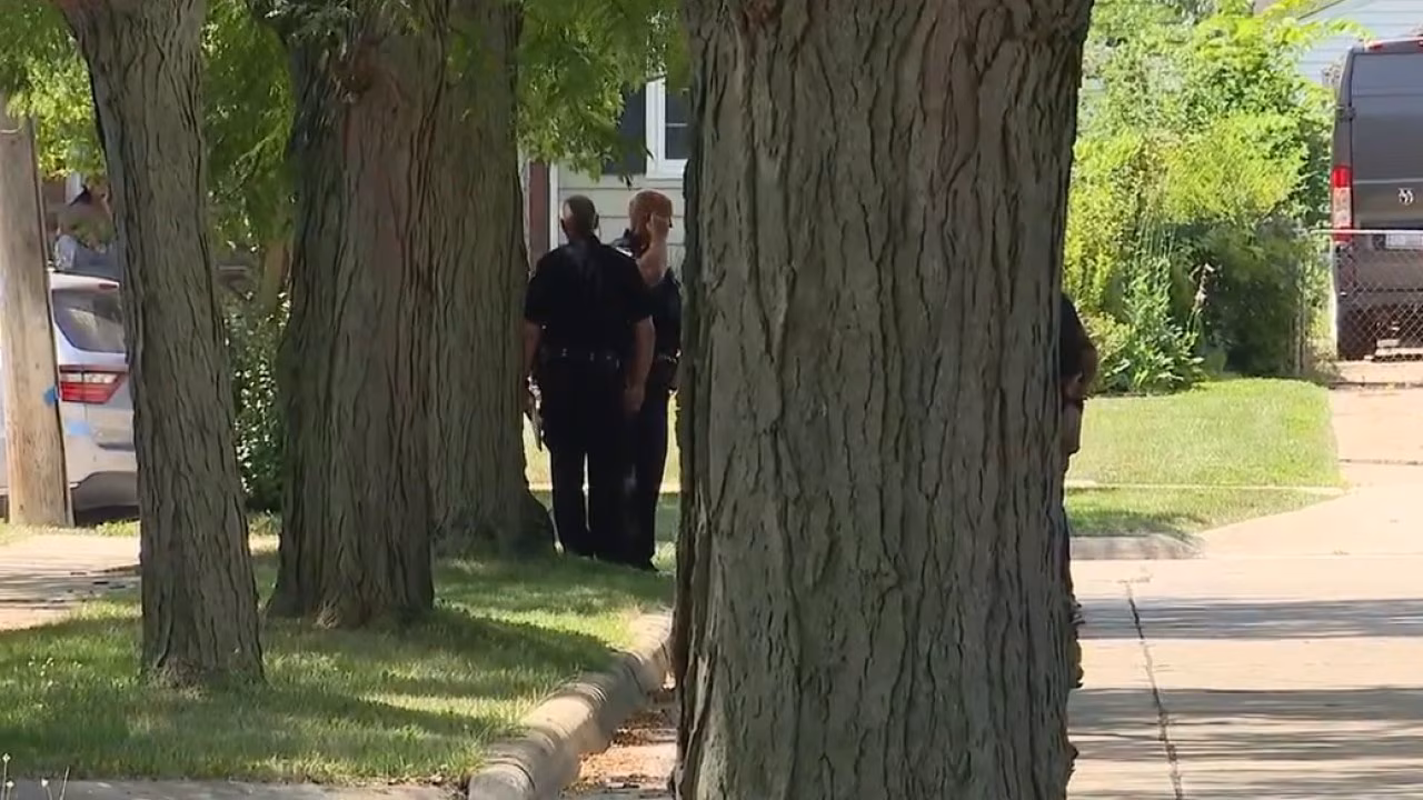 Police investigation at Peerless and Damman in Harper Woods