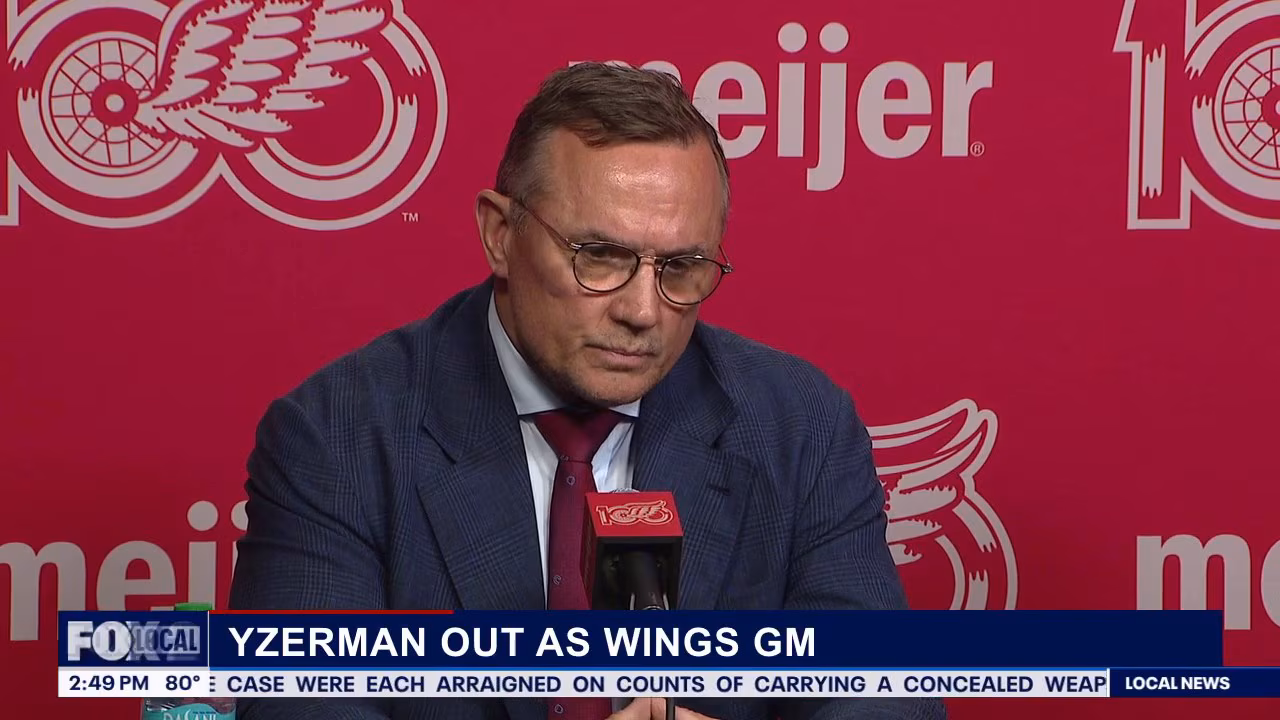 FOX 2 Sports Wrap: Yzerman out as Red Wings GM