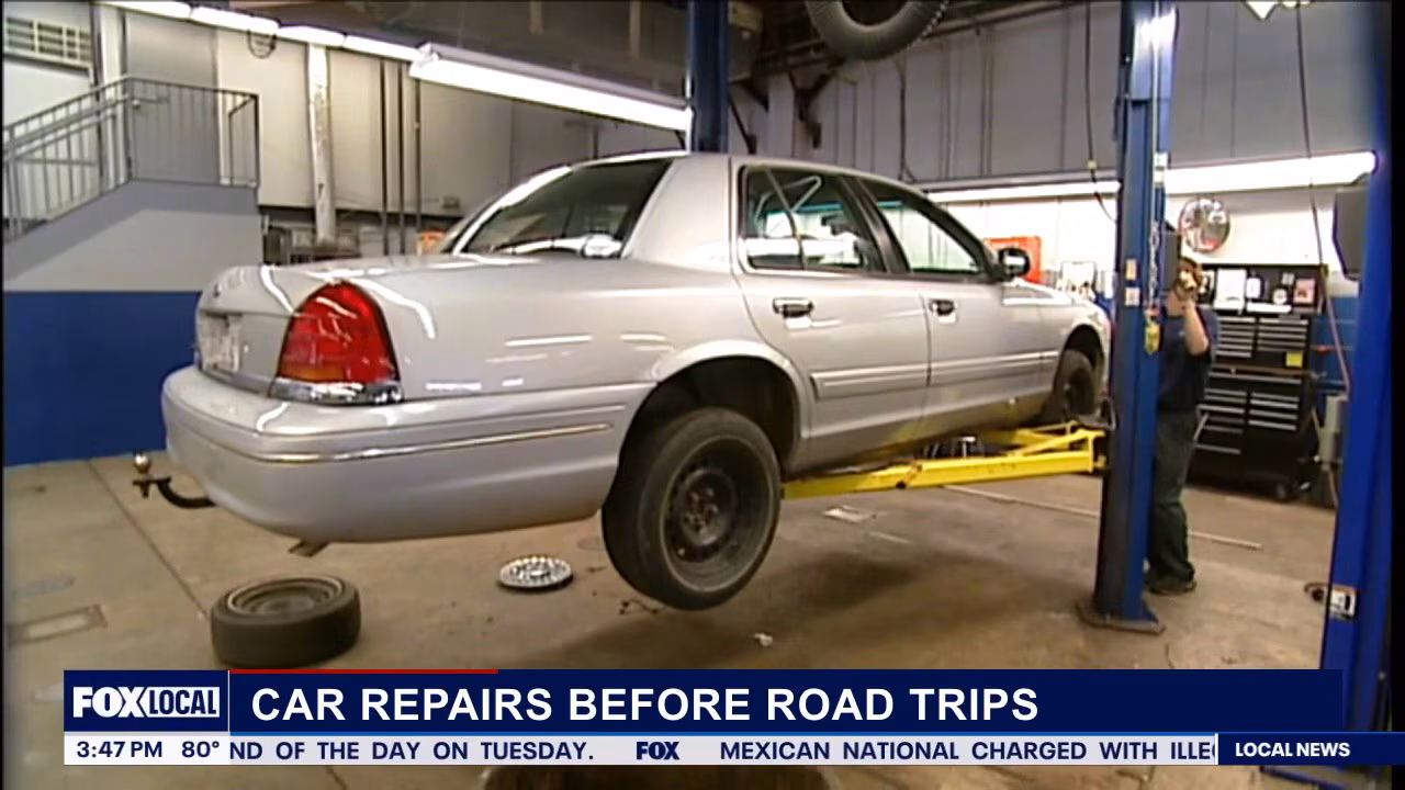 Car preps before summer road trip