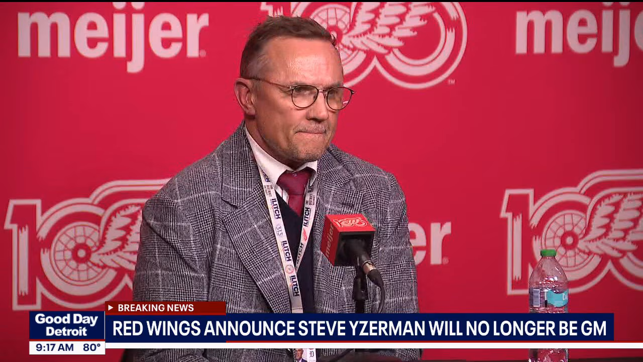 Red Wings move on from GM Steve Yzerman