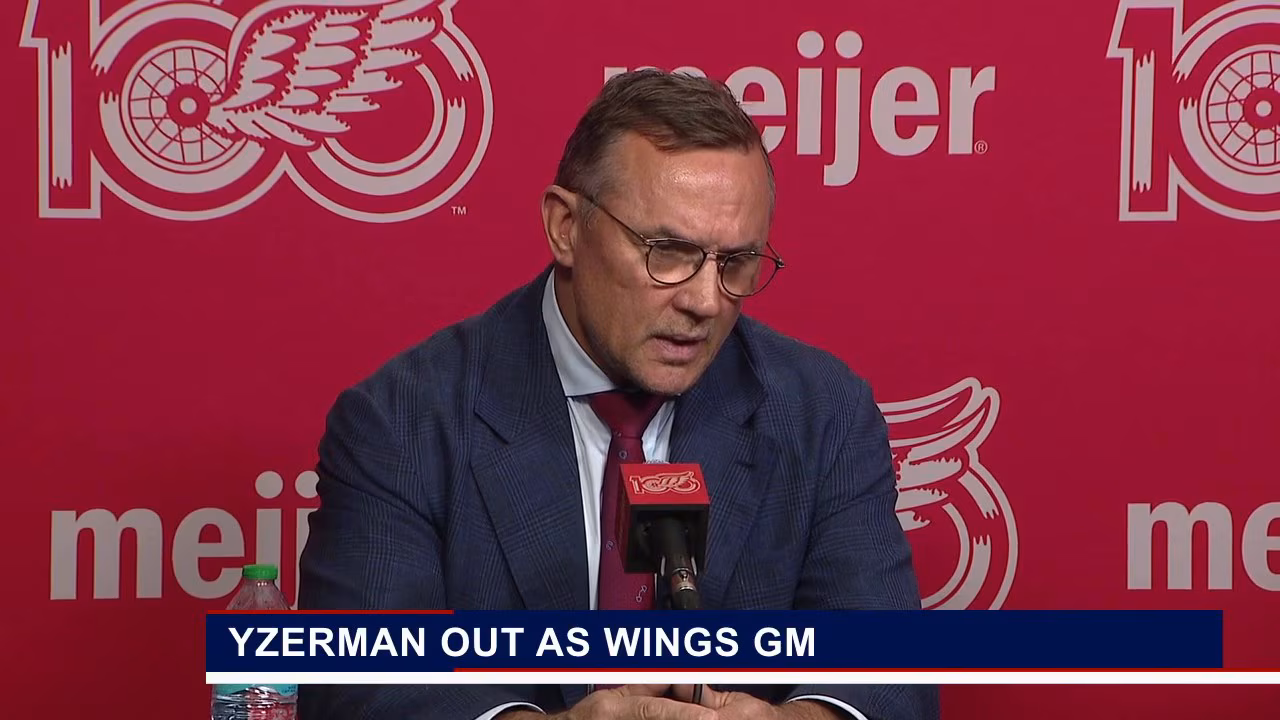 Red Wings beat writer discusses Yzerman's departure as GM